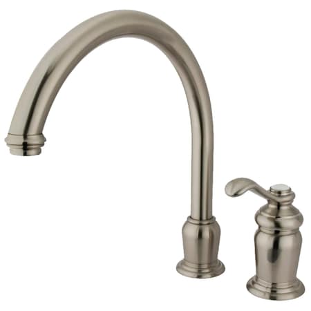 Kingston Brass KS7828TLLS Single-Handle Widespread Kitchen Faucet, Brushed Nickel KS7828TLLS